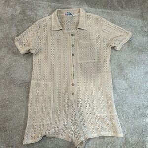 Free people wave maker romper size L